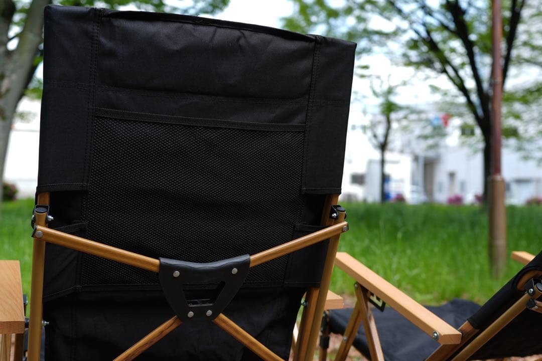 【スモア s'more】折りたたみ式アウトドアリクライニングチェア2脚セット