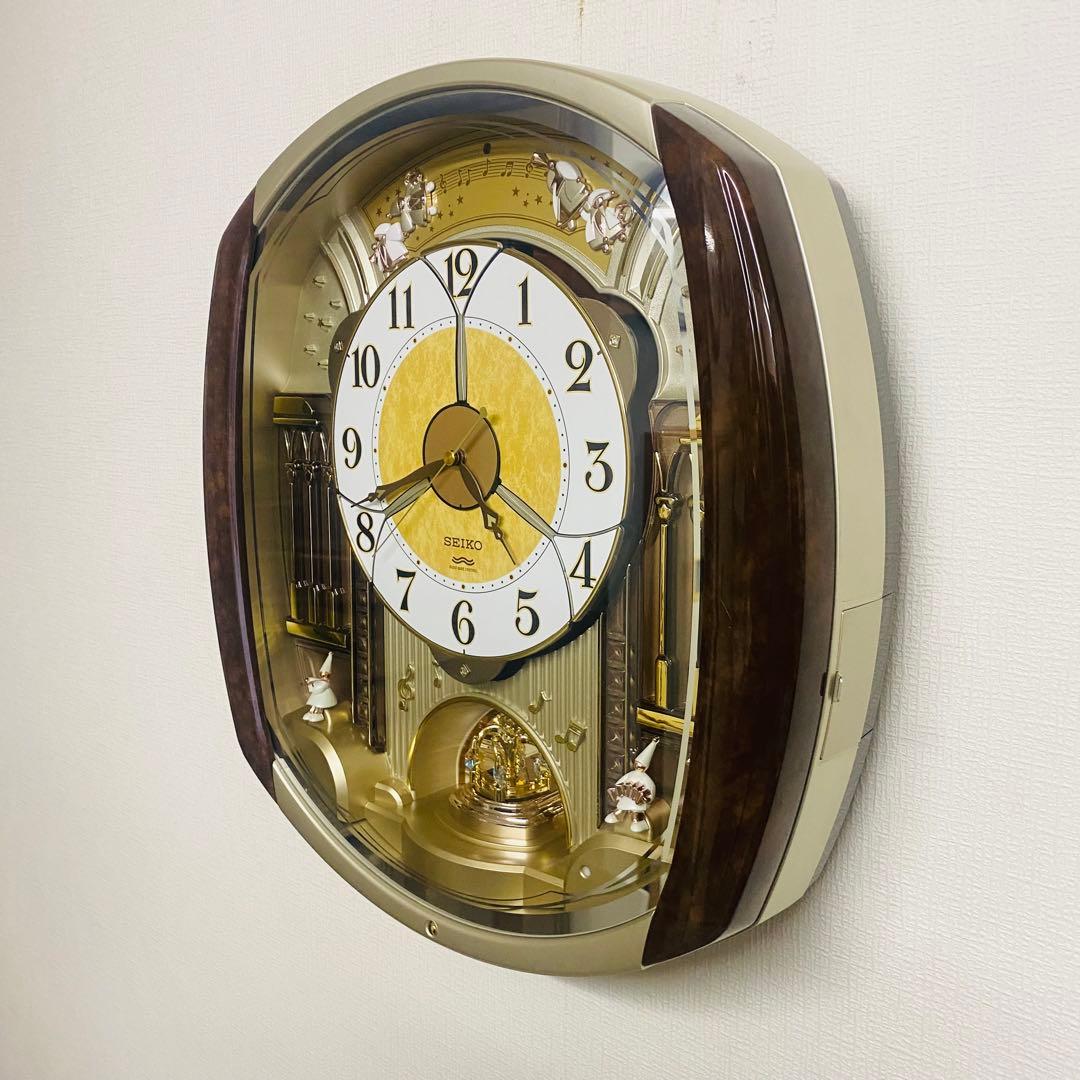 SEIKO からくり時計　アミューズ　メロディ時計　電波時計　RE564H