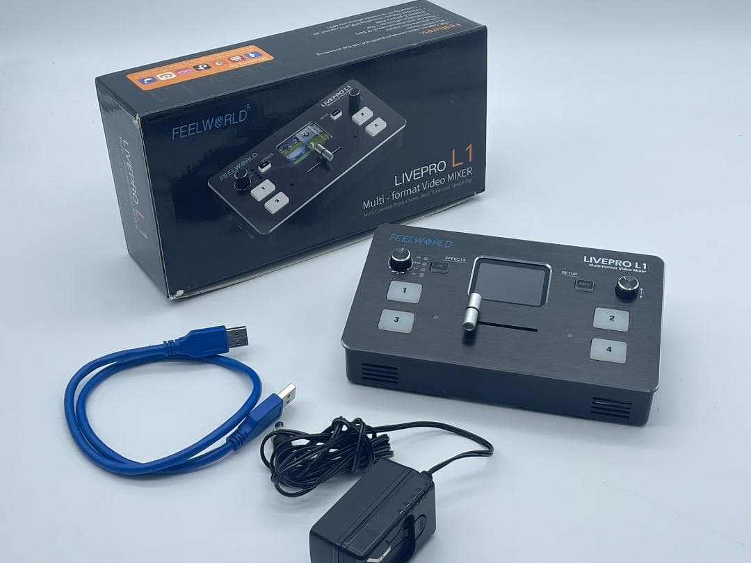 FEELWORLD LIVEPRO L1 ビデオミキサー ACアダプター交換必要
