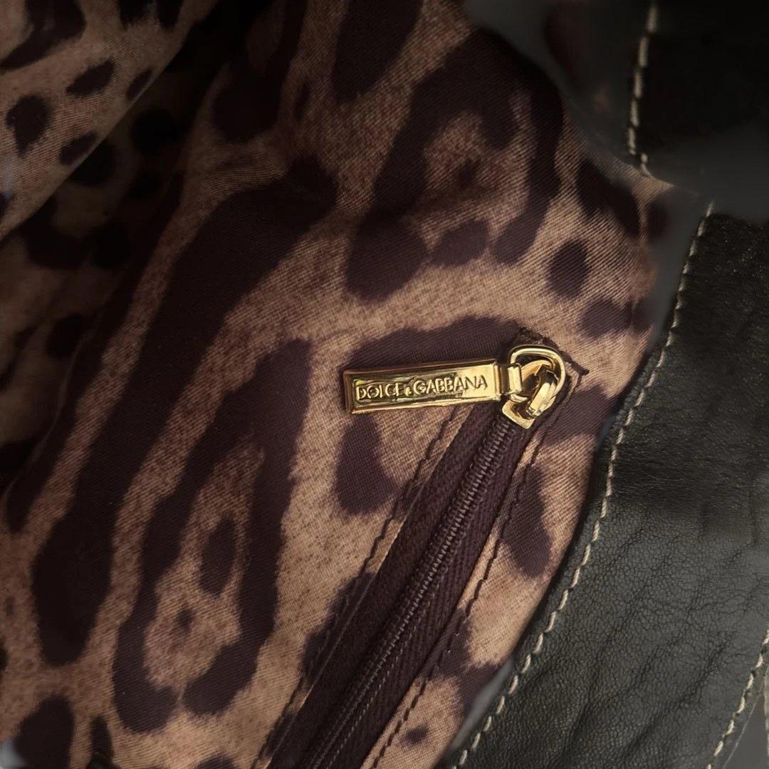 Dolce & Gabbana ショルダーバッグ 焦茶（黒に近い濃い茶色）