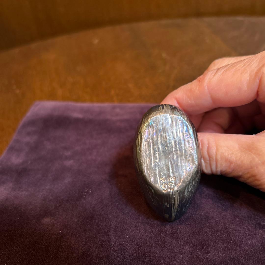 稀少ヴィンテージアヒルの塩コショウ入れセットシルバーにエナメルミニスプーン付き