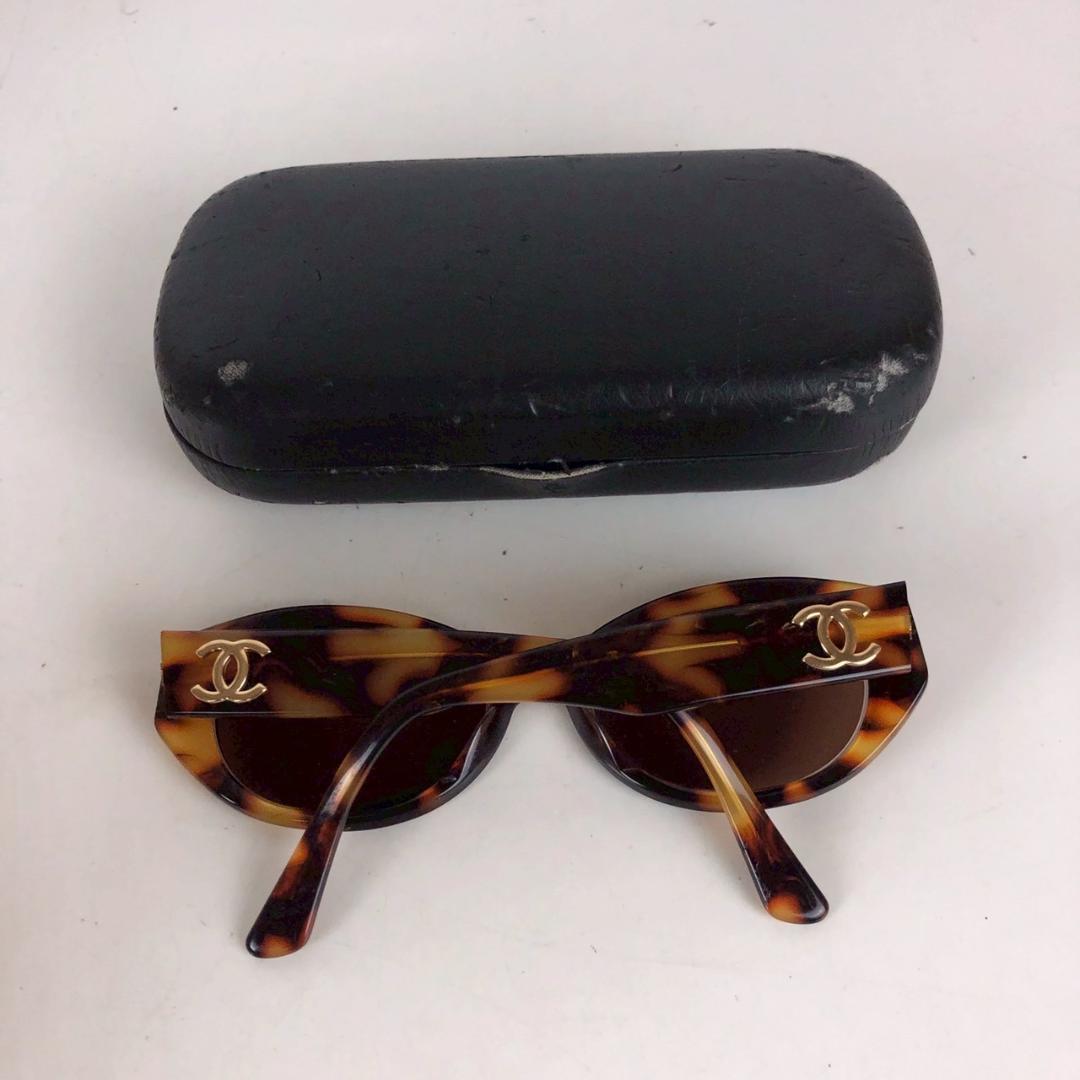 CHANEL シャネル ココマーク べっ甲 サングラス ブラック レディース