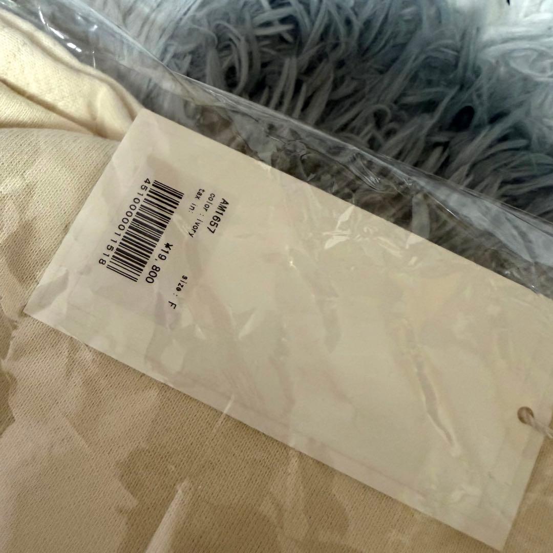 トップス andmary mary logo loose set up ivory