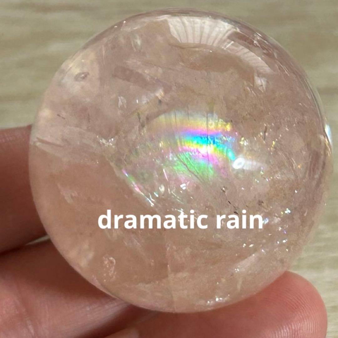 ピンククォーツ スフィア 天然石 置物