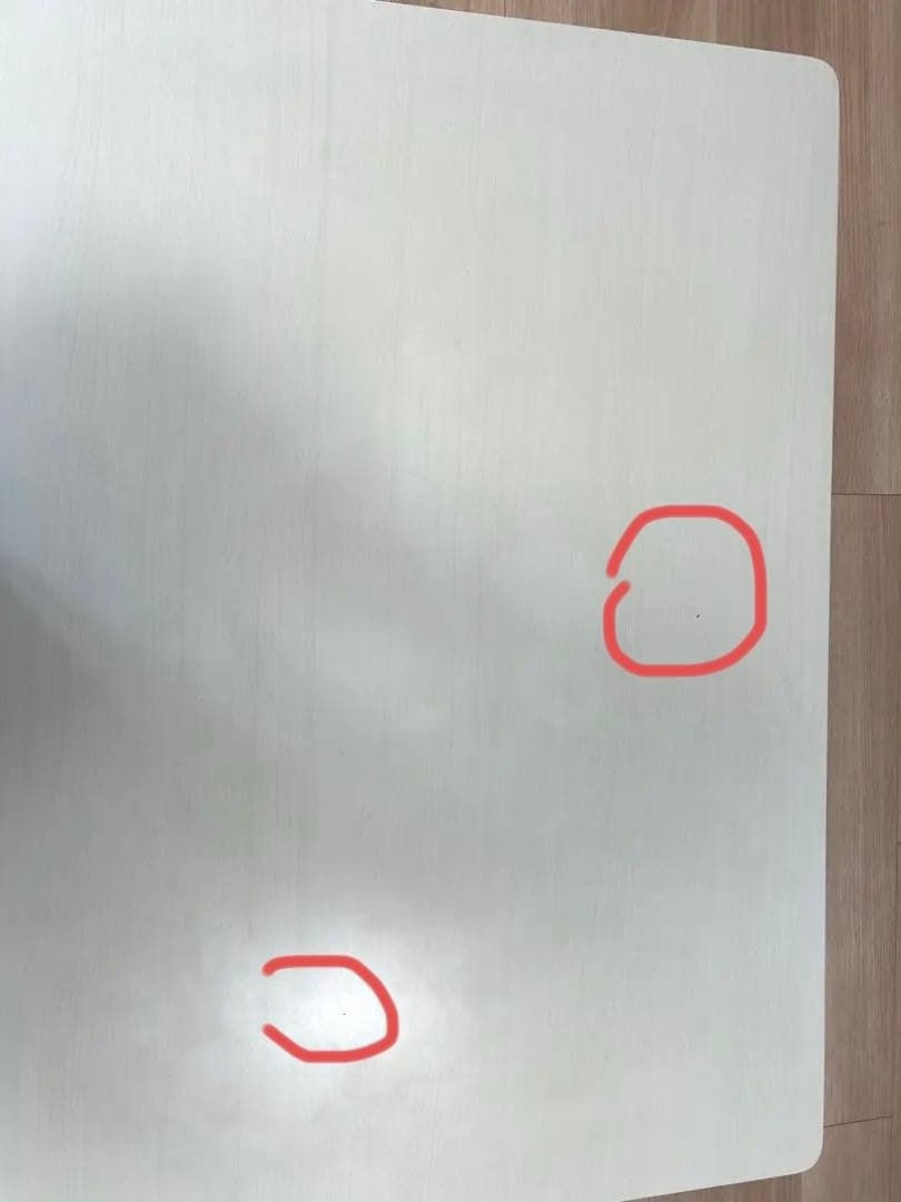 送料込 美品 長方形リビングこたつ　白