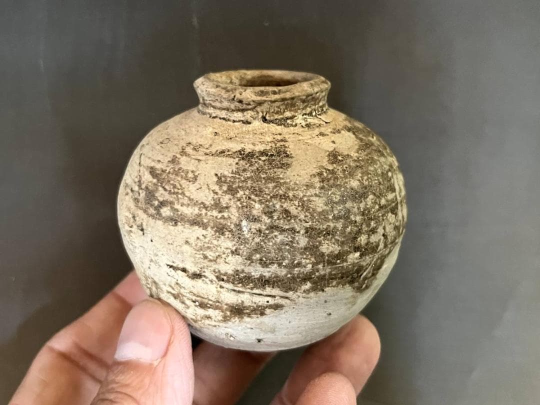 壷■小壺 土器 須恵器 発掘品 古壺 時代物 一輪挿し オブジェ 水滴 骨董■