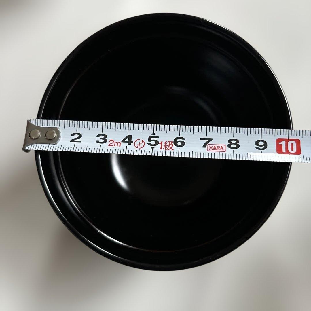 ✴︎自宅蔵出し・京型汁粉椀・なでしこ模様・漆器 蓋付き椀 10個セット 未使用✴︎