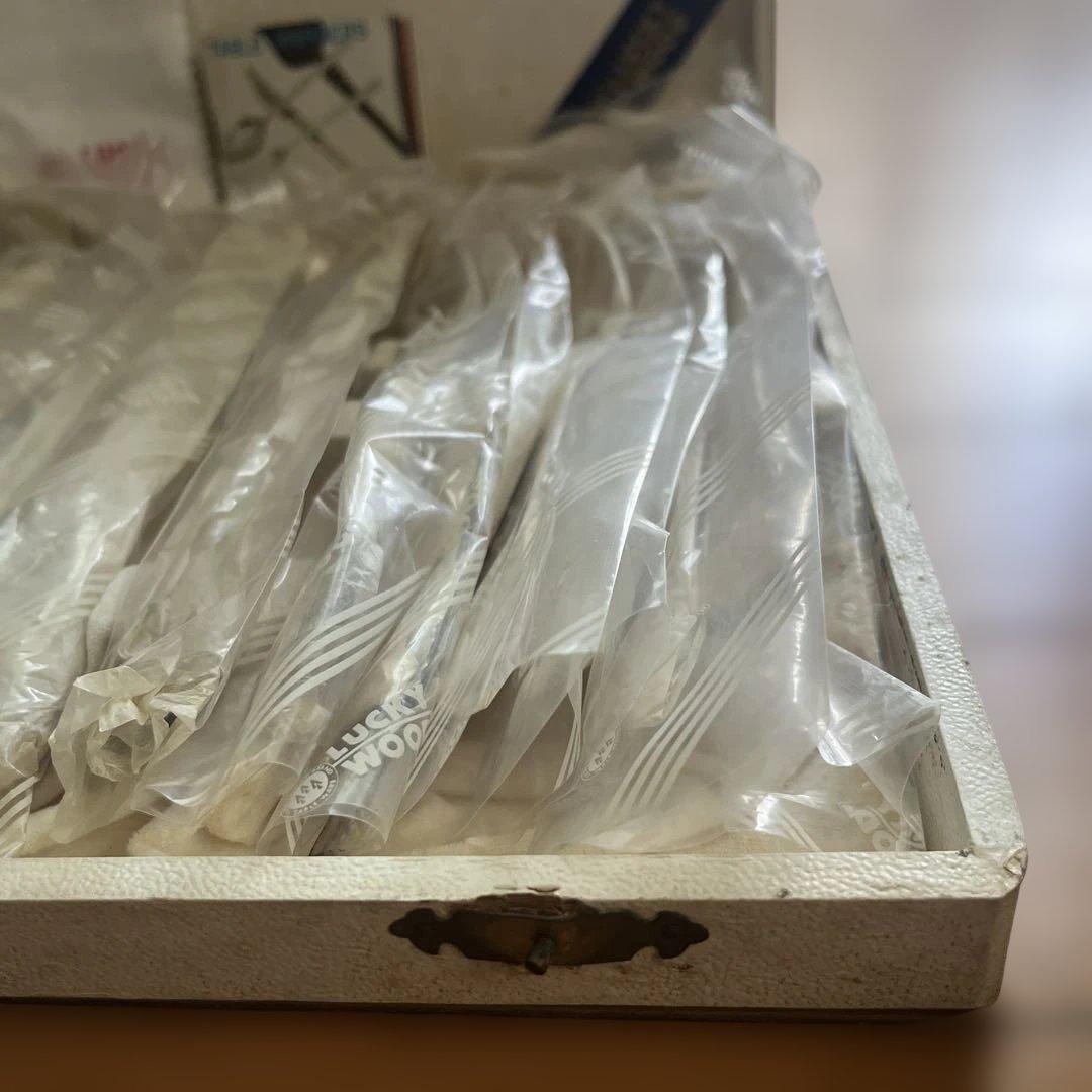 【未使用品】ラッキーウッド　シルバーカトラリー オルレアン ディナーセット