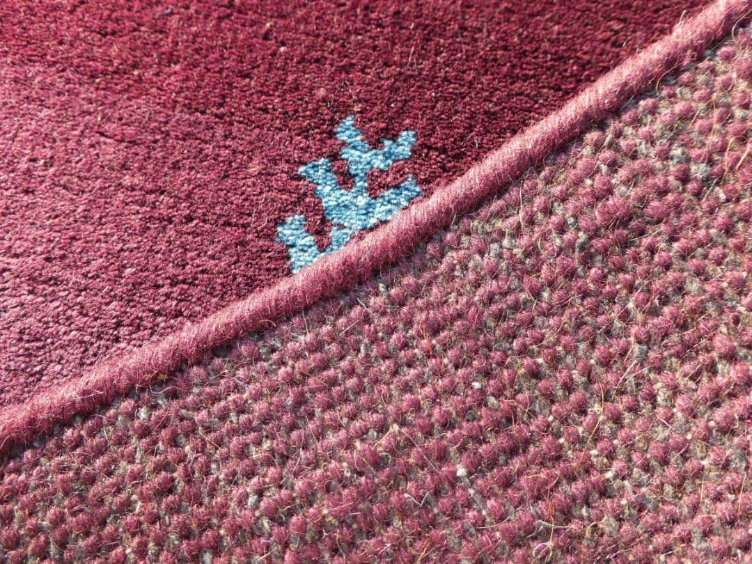 ⭐️限定値下げ⭐️　160×90cm　ギャッベ　手織り　民族ギャッベ