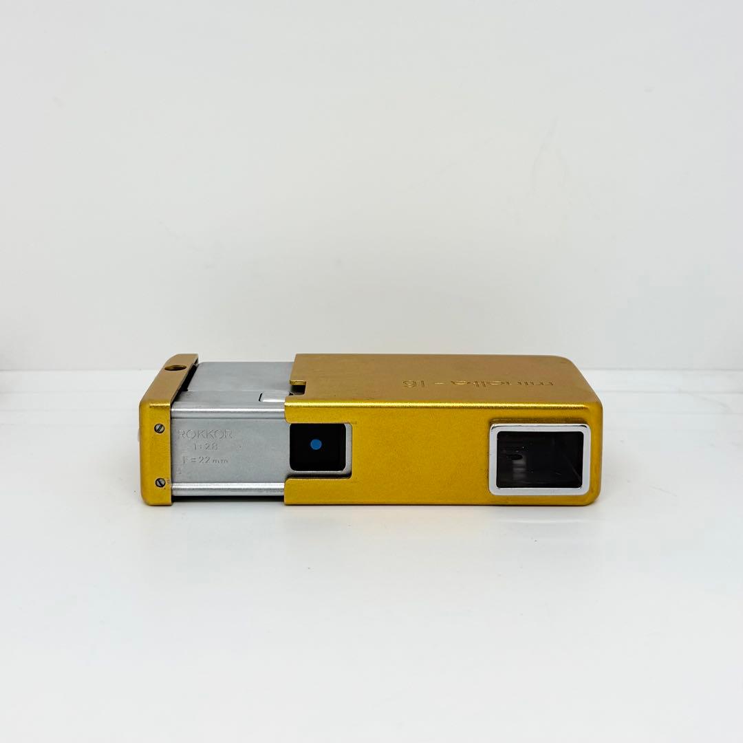 【希少 動作品】MINOLTA-16 ゴールド 豆カメラ 動作確認済み