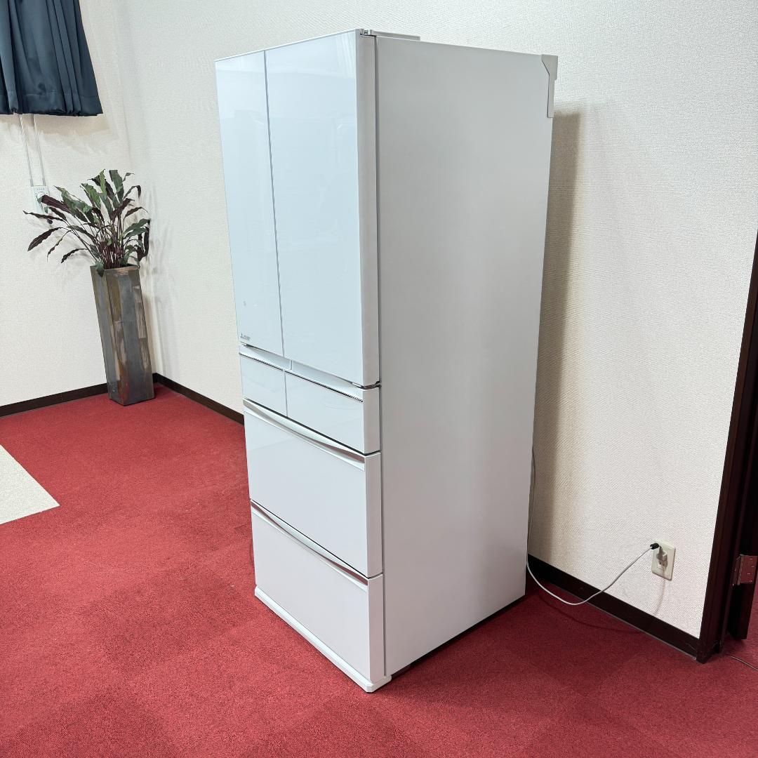 東京23区送料無料　超美品三菱2020年製　6ドア冷蔵庫572L　洗浄/除菌済み