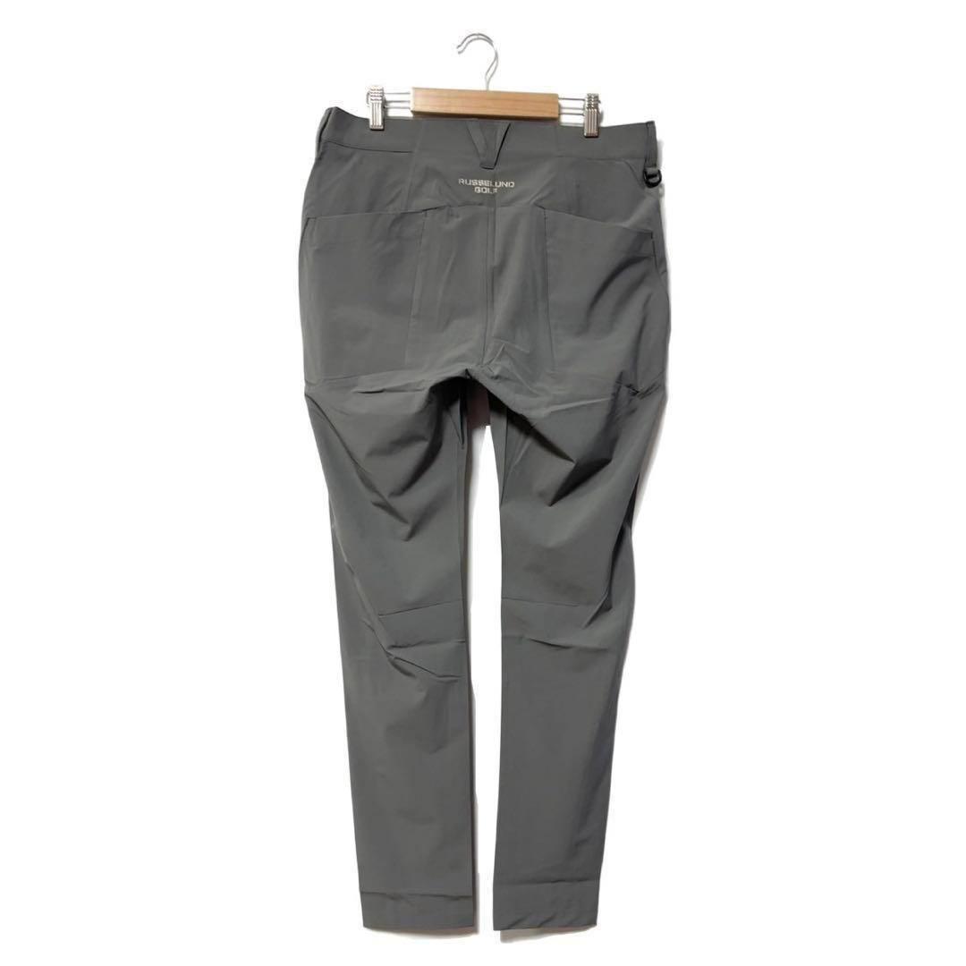 ラッセルノ ゴルフ ブランドロゴ ストレッチ ロングパンツ グレー L 5