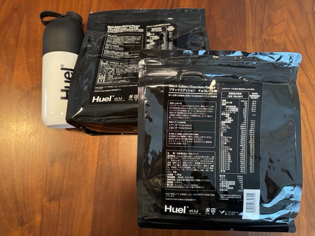 Huel ブラックエディション　チョコ　バナナ　スプーン　シェイカー