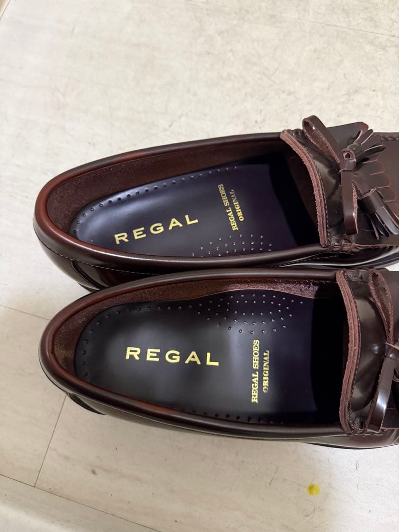 REGAL タッセルローファー　ブラウン