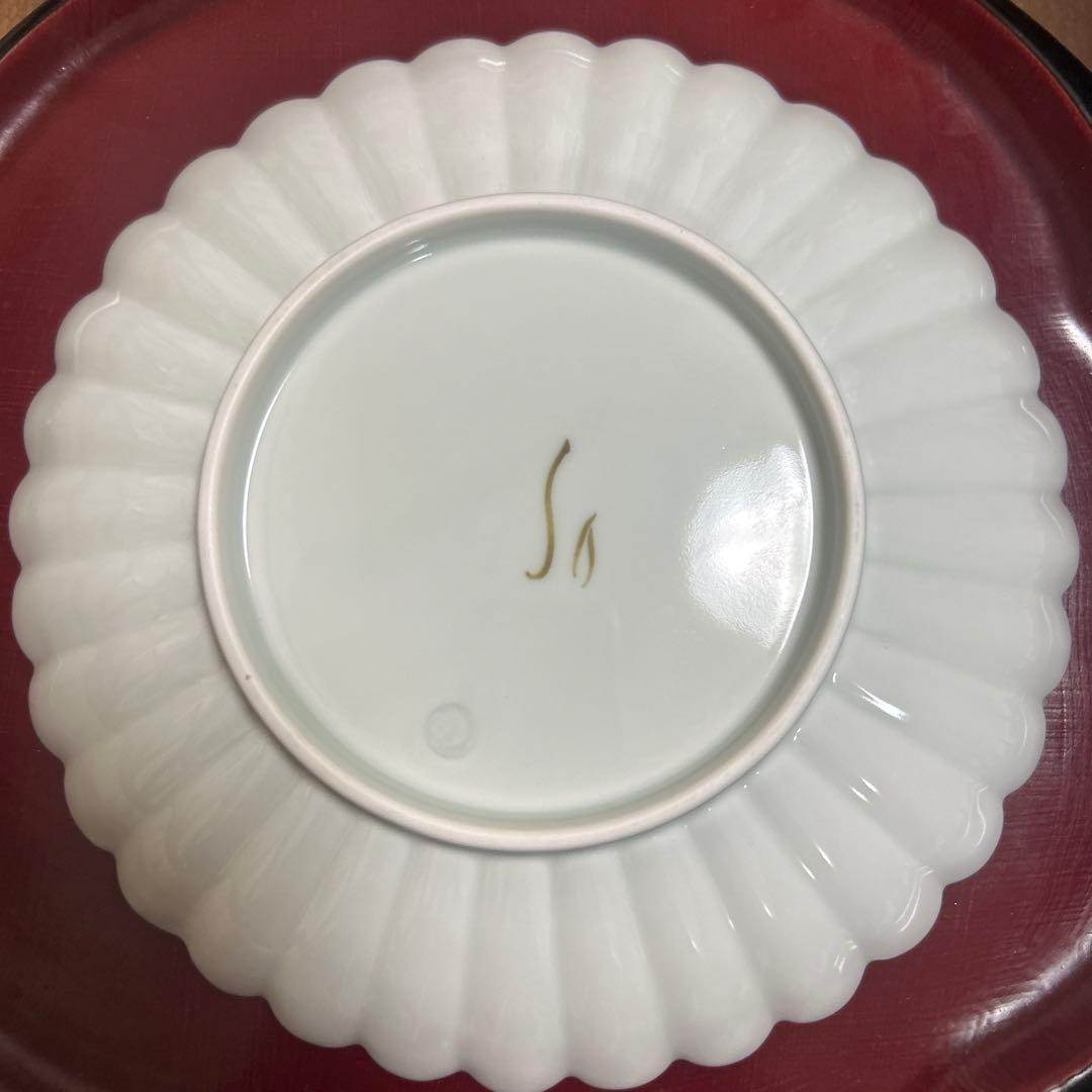 作家　陶芸作家　空萌工房 うさぎ 田口紀美子　菊割皿