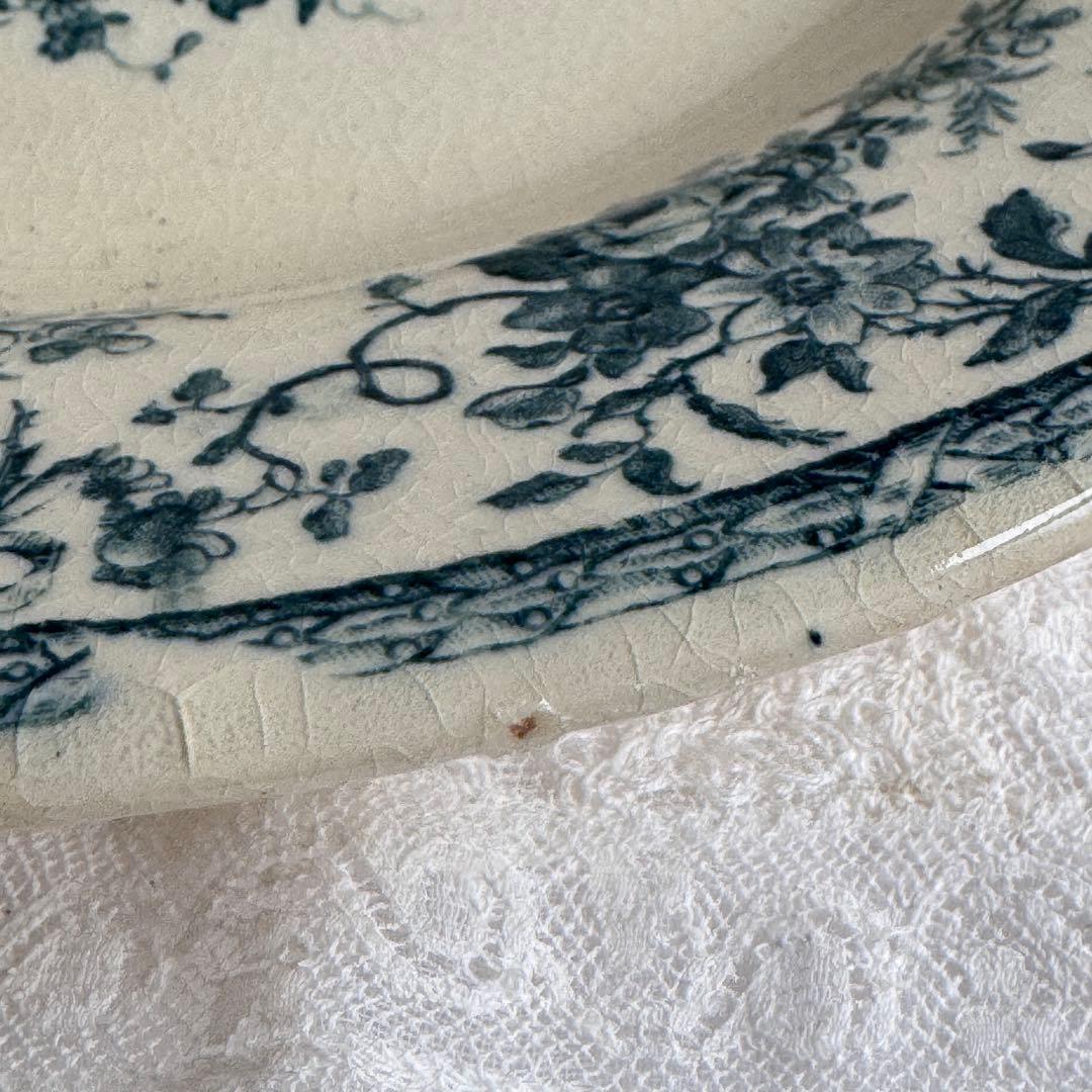 フランスアンティーク　Gien Bouquets de roses 深皿②