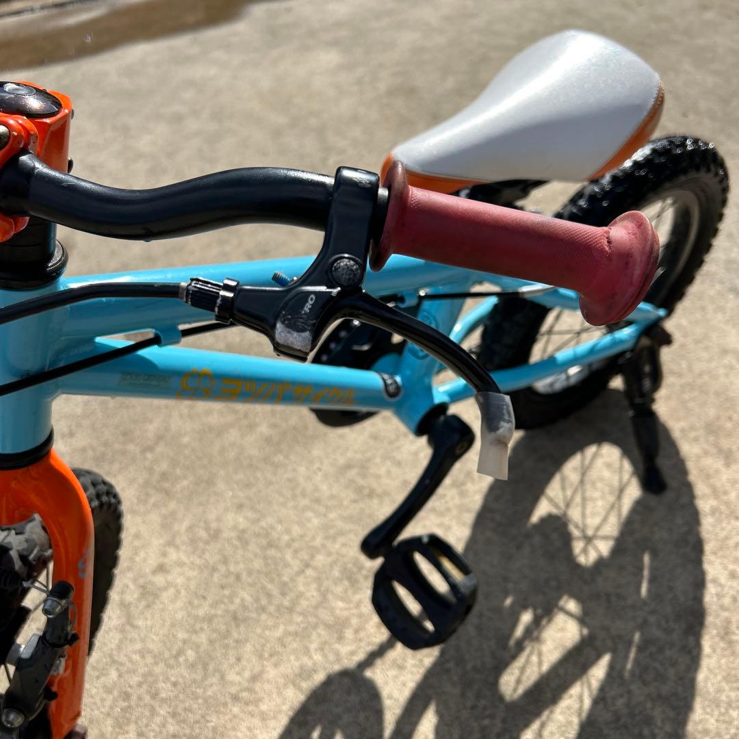 手渡し希望　千葉　ヨツバサイクル　14インチ　ラムネブルー