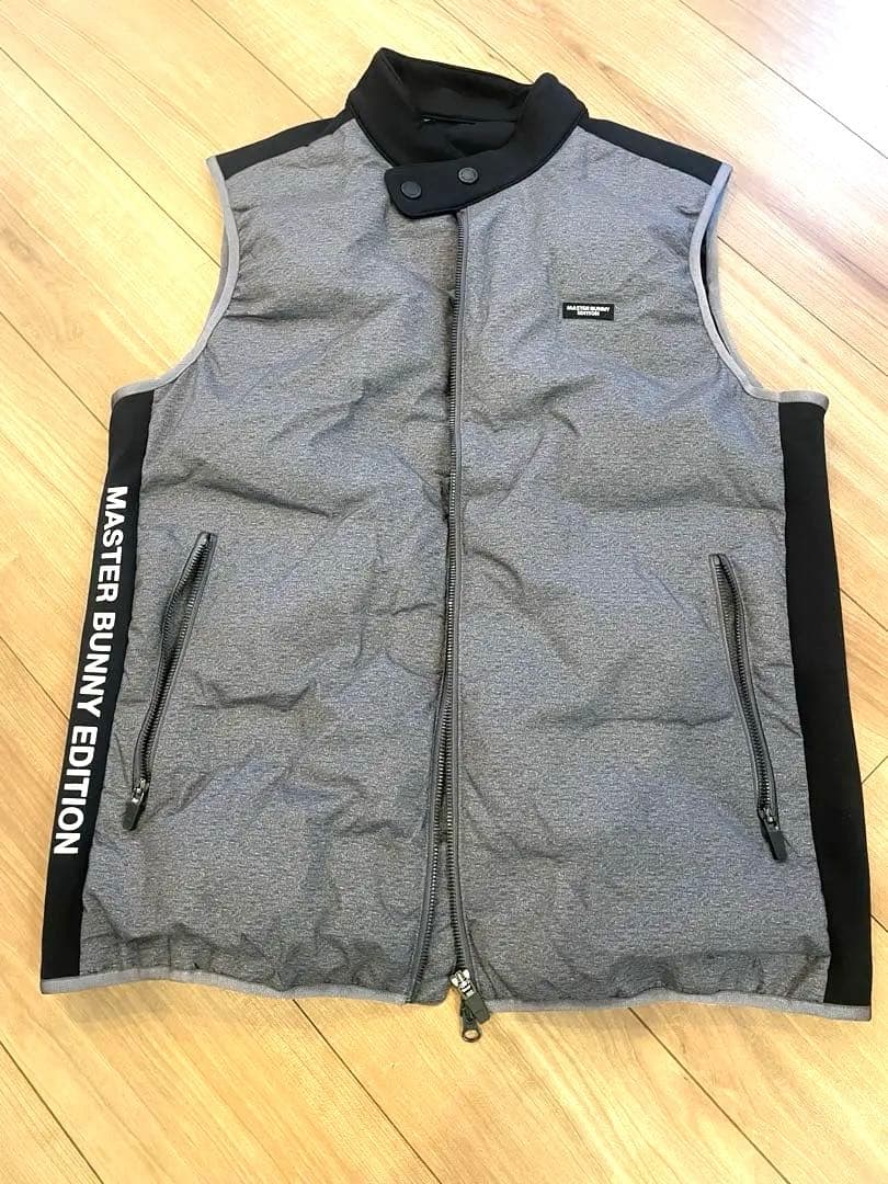 【美品】MASTER BUNNY EDITION ダウンベスト グレー ゴルフ