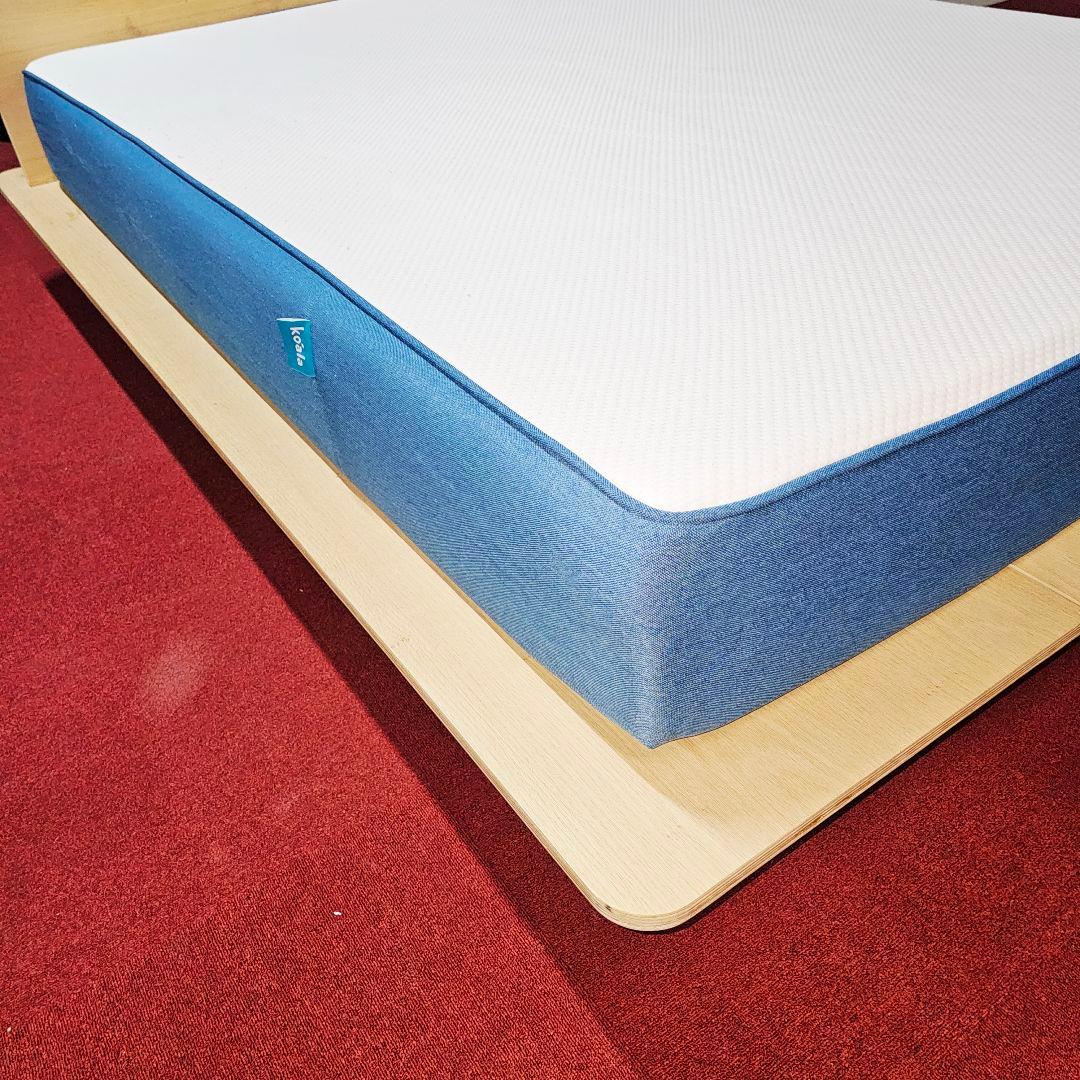 ダブルエアーマットレス ホワイト/ブルー Koala Bed