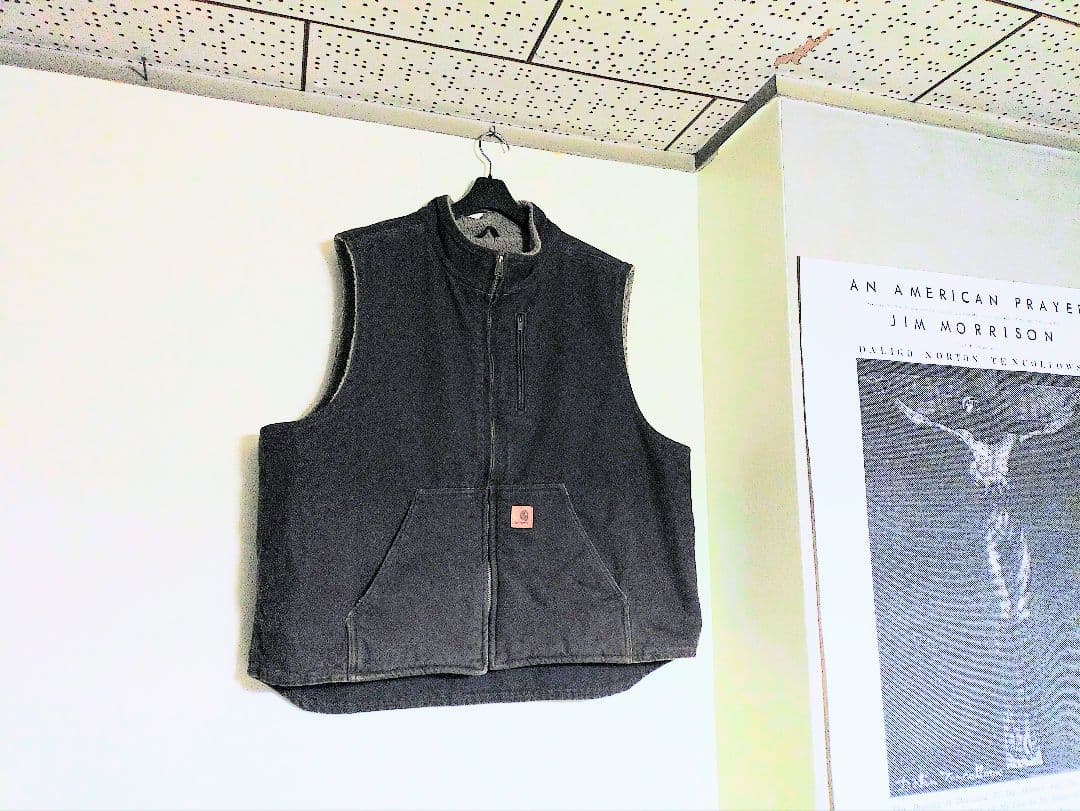 ⬛Carhartt❐ダックベスト【ブラウン】