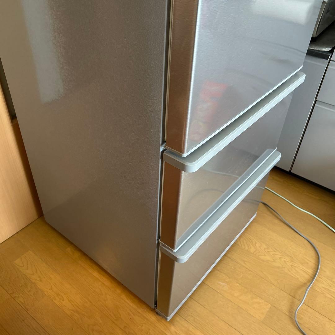 冷凍冷蔵庫/AQUA/ノンフロン冷凍冷蔵庫/2021年製/シルバー