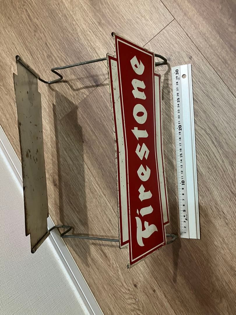 Firestone レトロ金属サイン