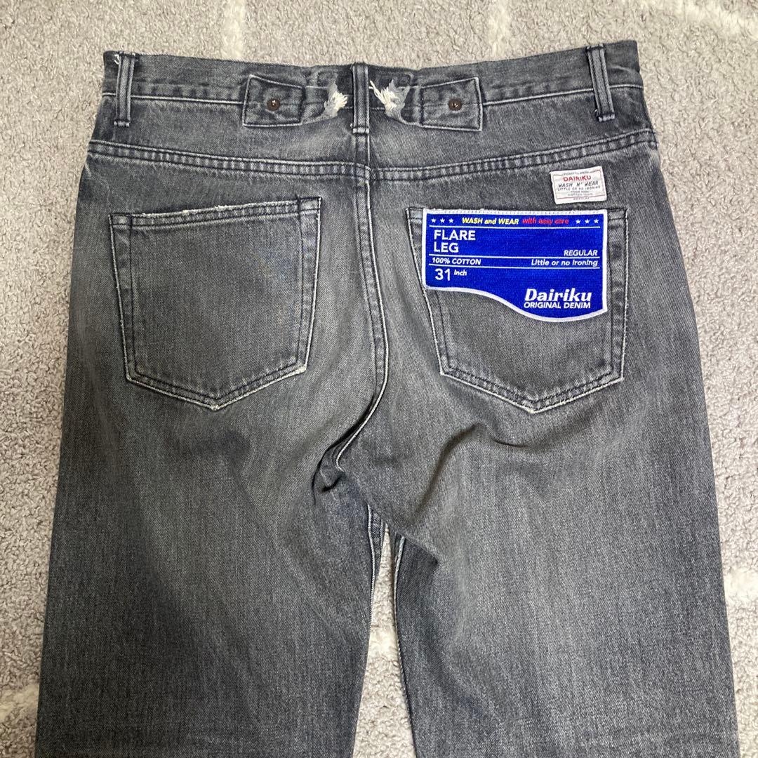 Dairiku フレアレッグデニム 22AW 31インチ
