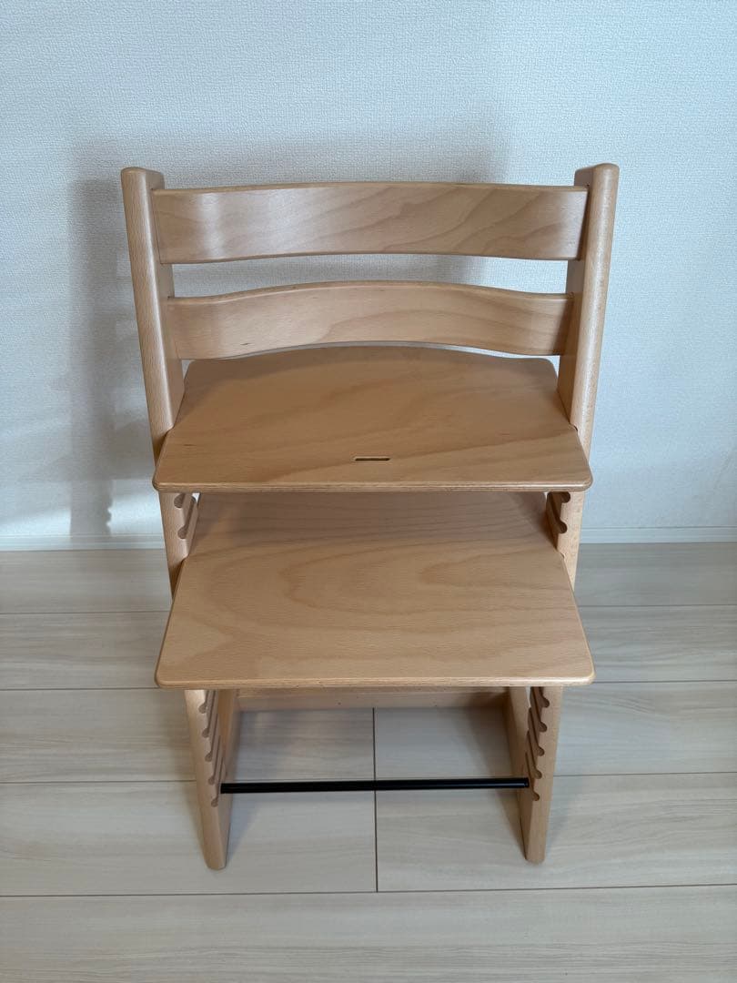 ストッケ　トリップトラップ　ナチュラル　ベビーセット付き