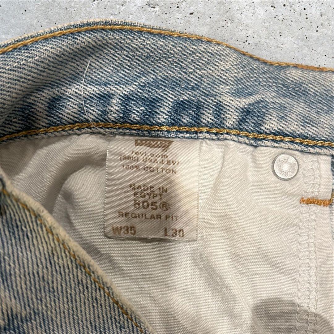【即日発送】Levi's リーバイス 505 クロスパッチ W35 L30