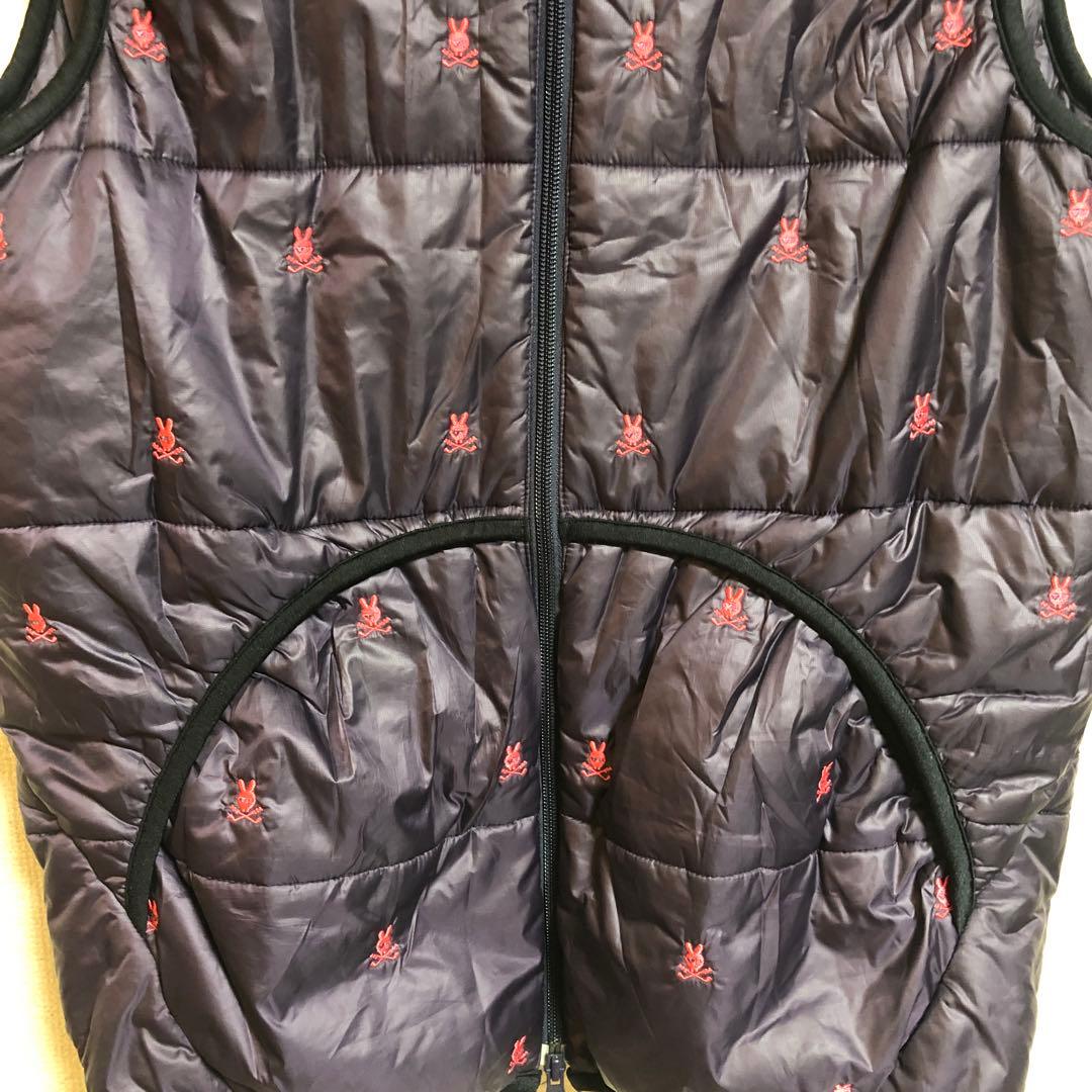 美品　PEARLY GATES 刺繍入りベスト ダークパープル　 メンズXL