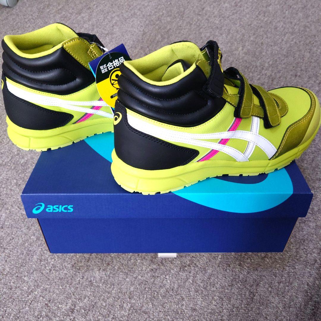 asics 20th 数量限定 安全靴イエロー/ホワイト/ ブラック/ゴールド