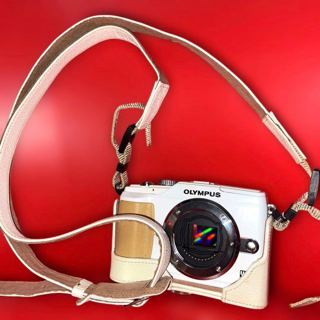 OLYMPUS PEN E-PL2ミラーレス一眼デジカメ⭐美品・望遠レンズ他付⭐️
