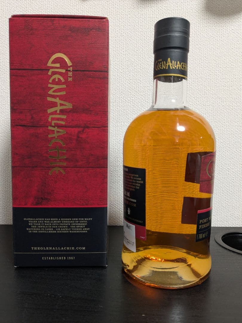 グレンアラヒー10年　ポートウッドフィニッシュ　シングルモルトウイスキー　未開封