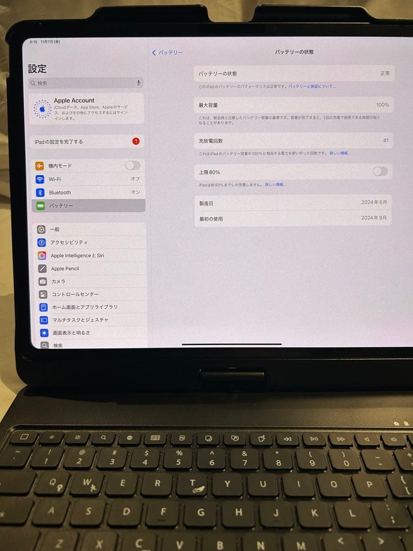 ヤ*チ様 13インチiPad Pro（M4)Wi-Fiモデル 1TB（標準ガラス