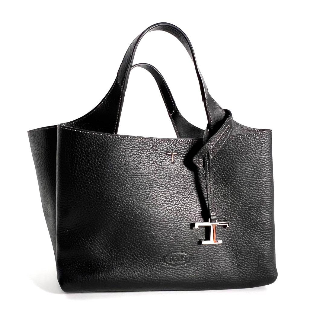 ほぼ未使用 トッズ Tタイムレス マイクロ ハンドバッグ ブラック 2way