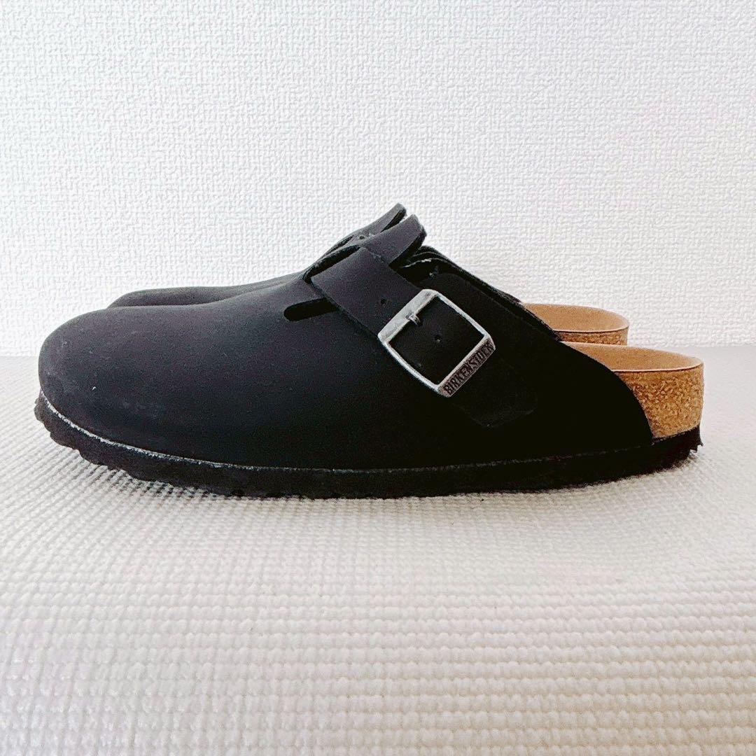 未使用✨ビルケンシュトック ボストン ヴィーガン EU38/24cm ブラック