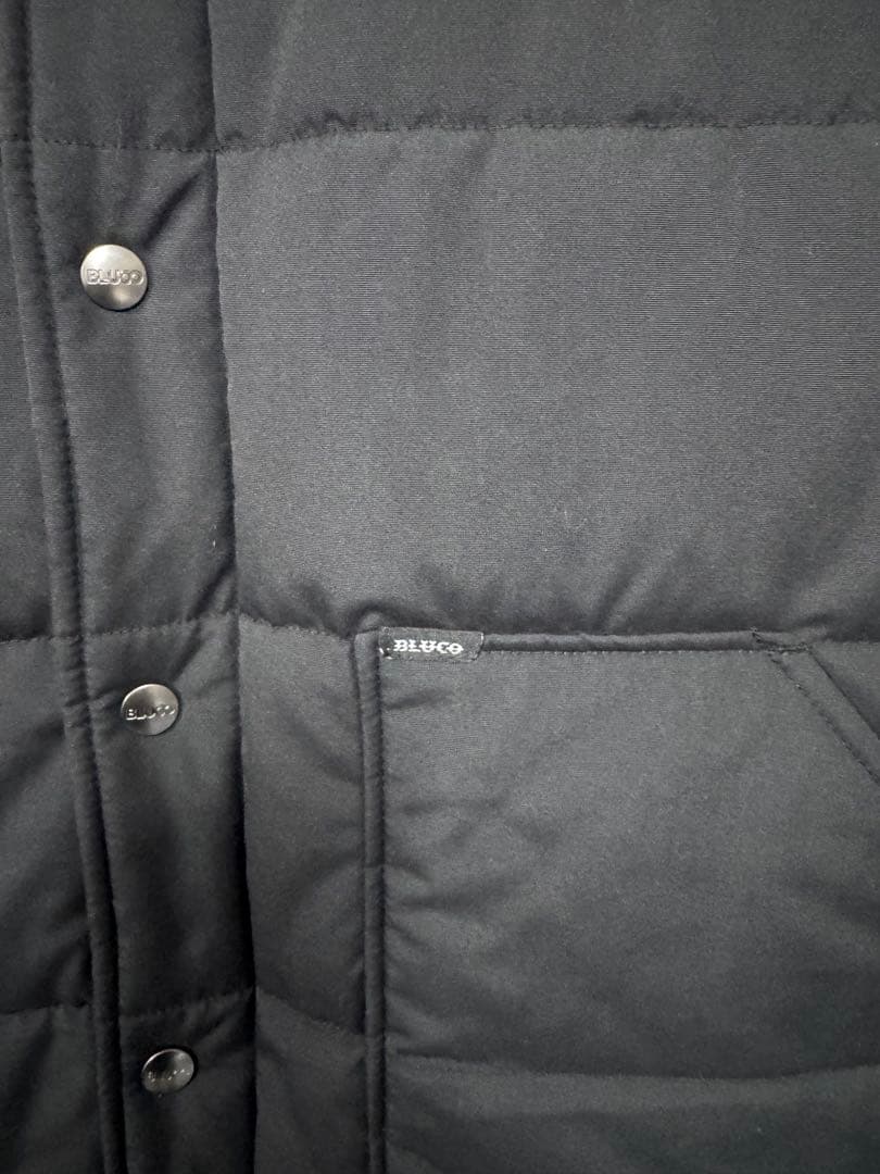 ブルコ ブラックキルティングジャケット