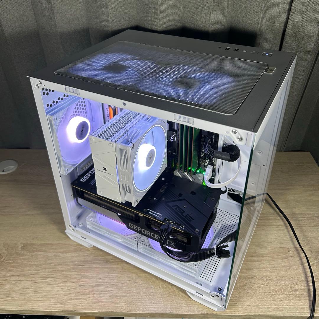 高性能 白 ゲーミングPC RTX3060ti Windows11 ワイルズ快適