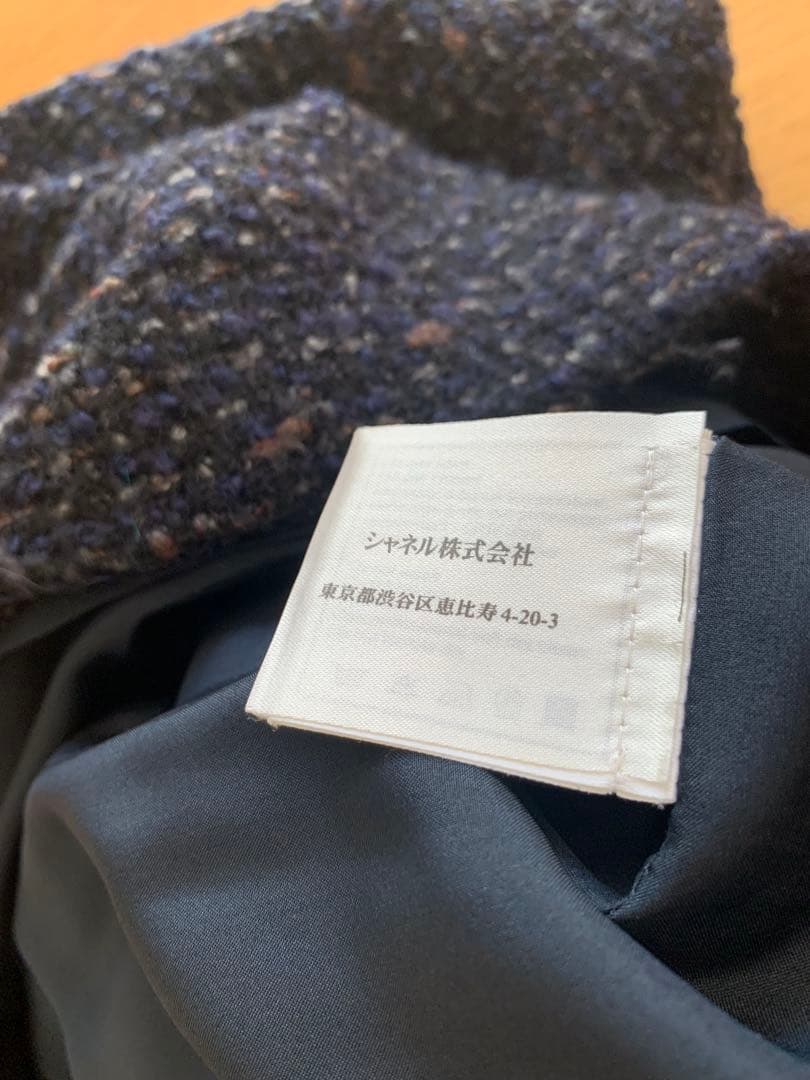 CHANEL ノースリーブひざ丈ワンピース