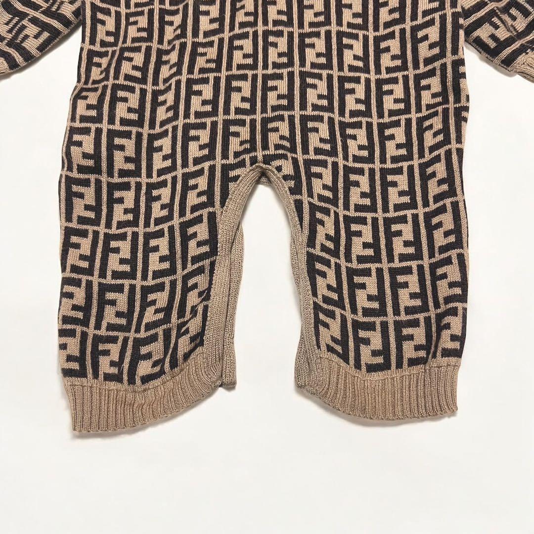 FENDI フェンディ ロンパース ズッカ 総柄 1M カシミヤ混
