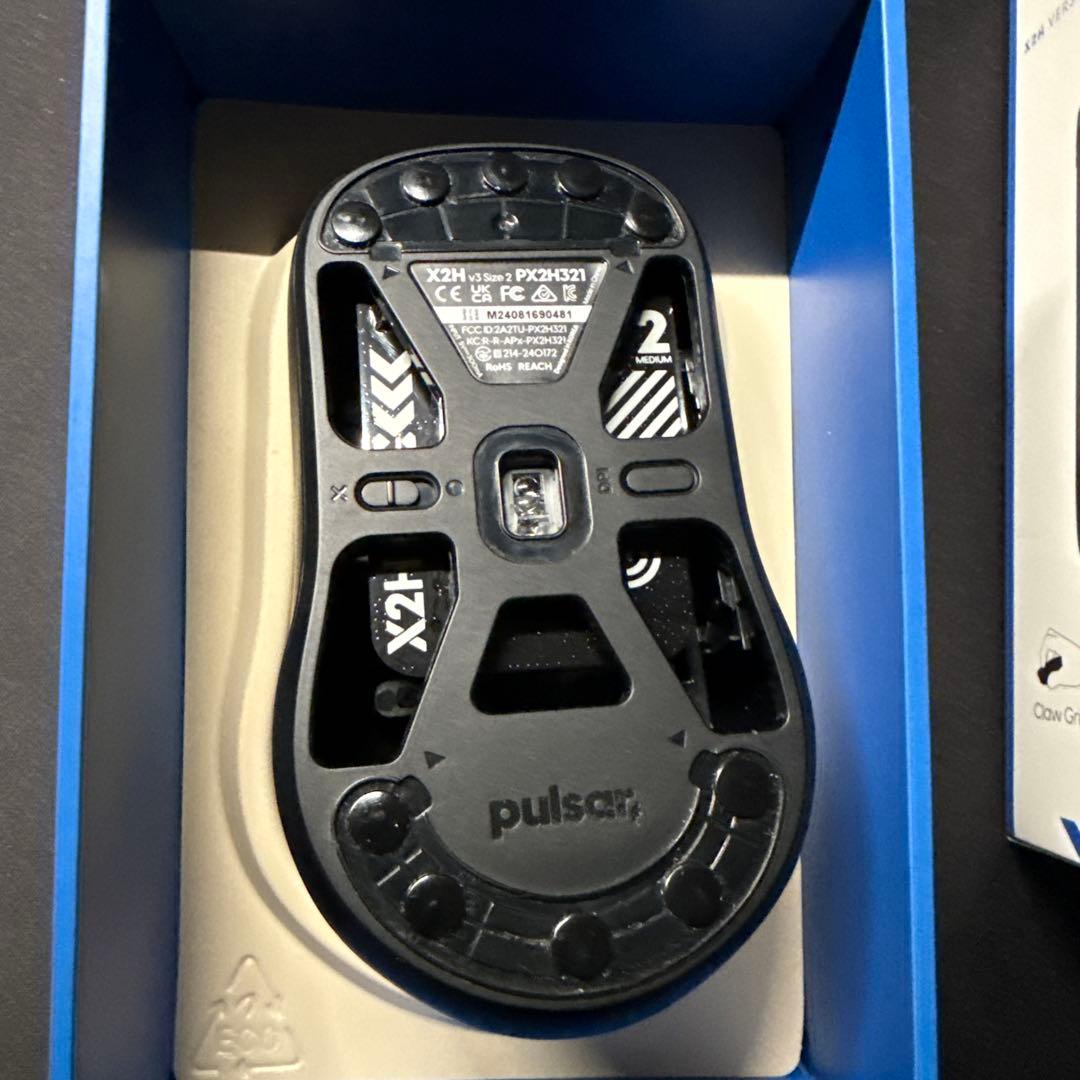 pulsar x2h v3(black)＋8k wireless dongle