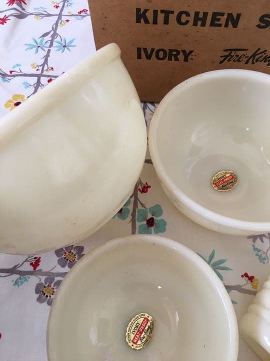 希少！ ファイヤーキング アイボリー キッチンセット 6点セット