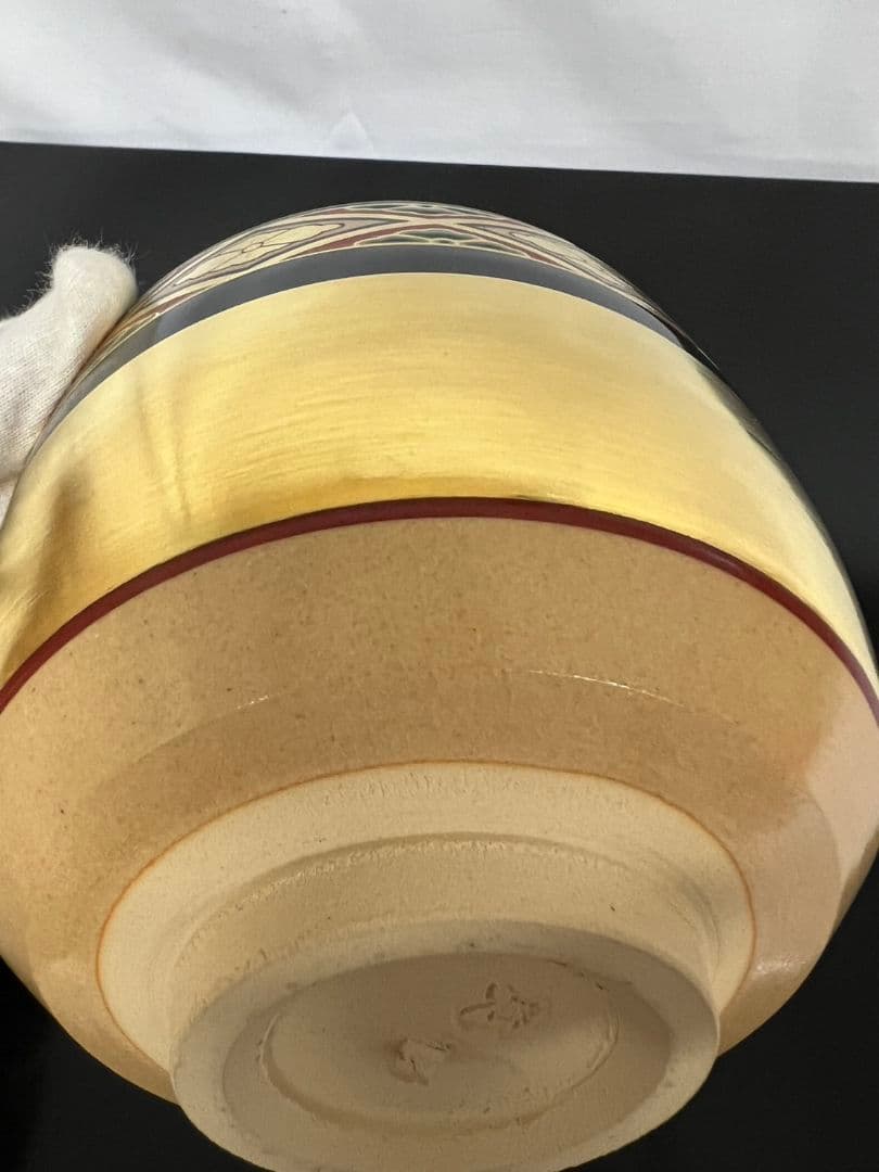 茶碗 『色絵花菱之図』 高橋道八 茶道具