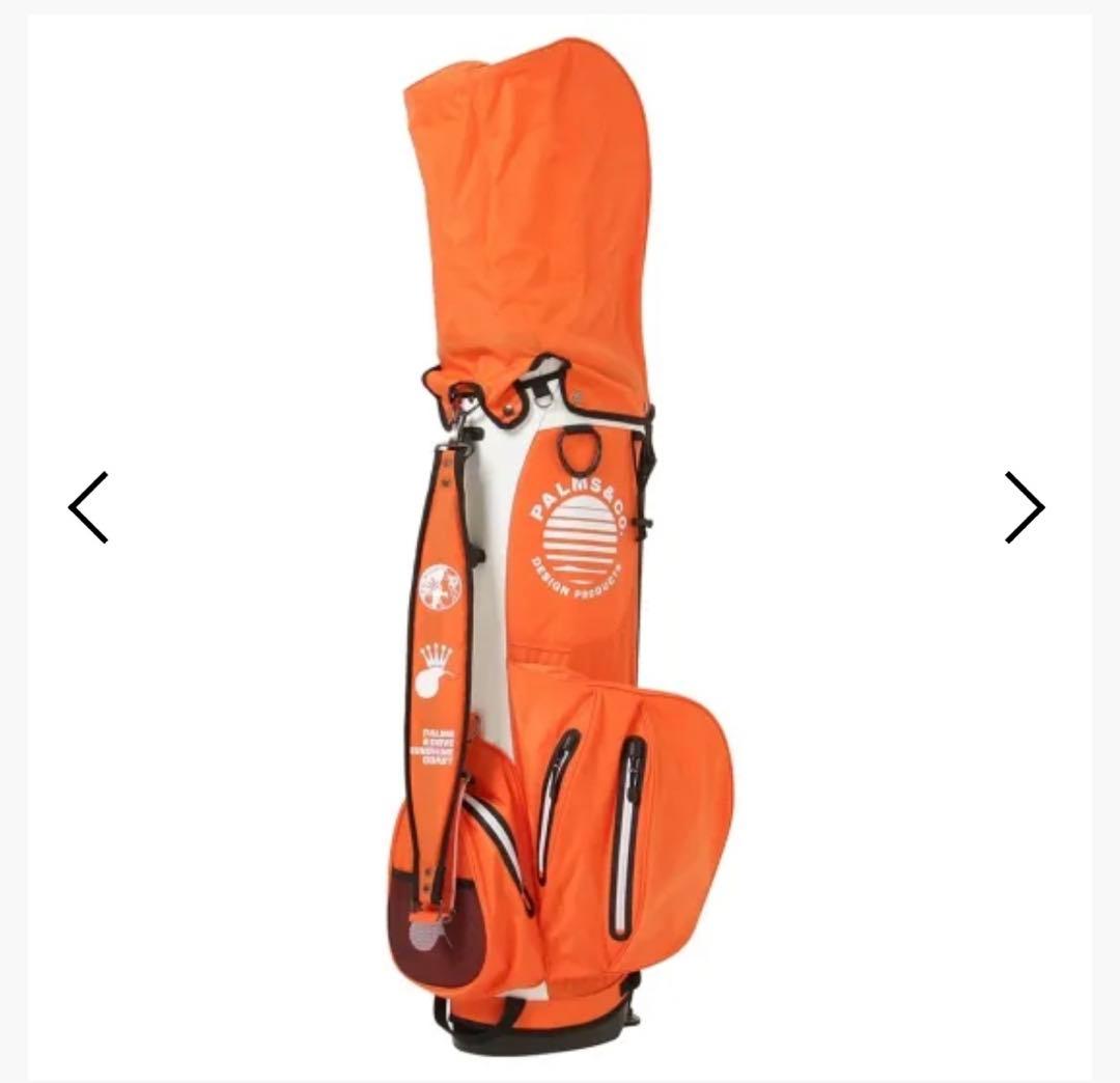 PALMS & CO. スタンド式ゴルフバッグ オレンジ