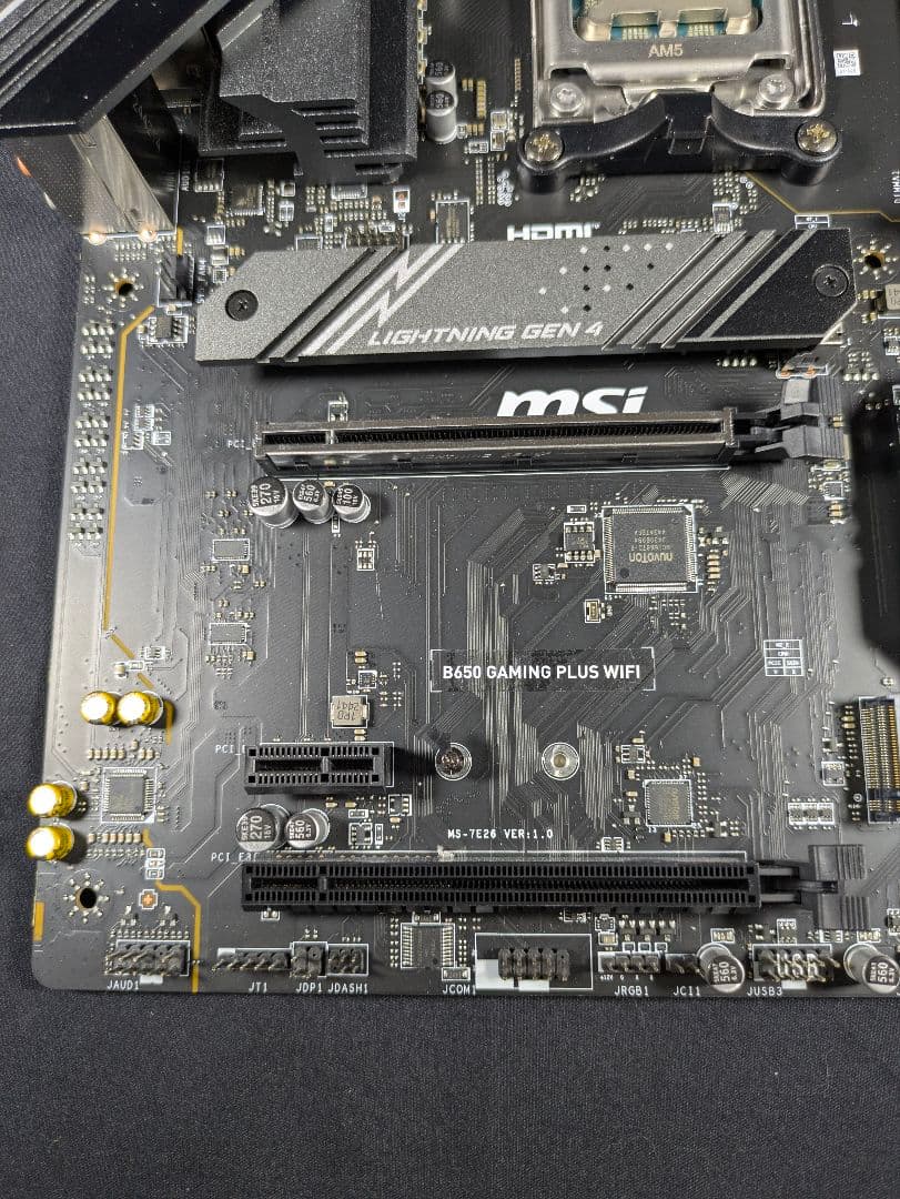 CPUマザーボードセット Ryzen7 7800X3D MSI B650