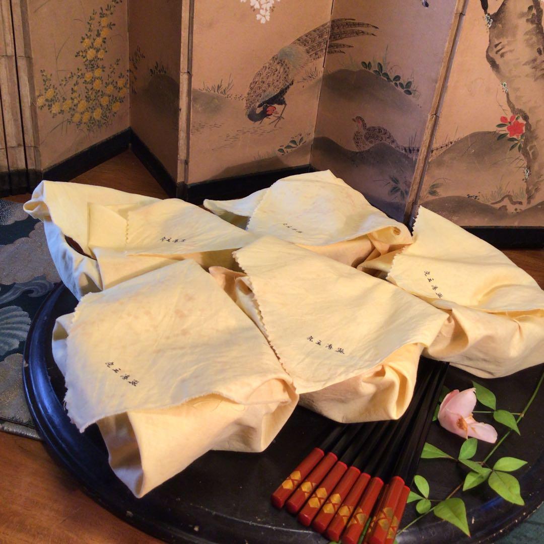 A810 木製漆器　懐石道具　秀衡塗　椀　（丸三漆器）5客箸　5膳　揃え