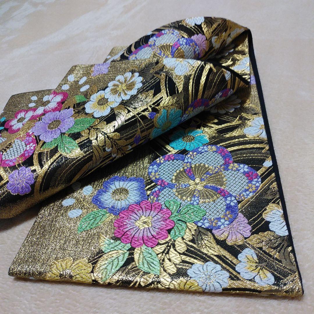 MOA 様２点まとめ依頼品物【京洛たはら謹製 袋帯 佐賀錦 和装 正絹 帯 】