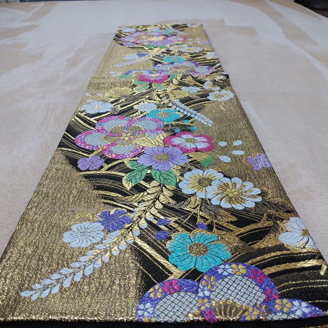 MOA 様２点まとめ依頼品物【京洛たはら謹製 袋帯 佐賀錦 和装 正絹 帯 】