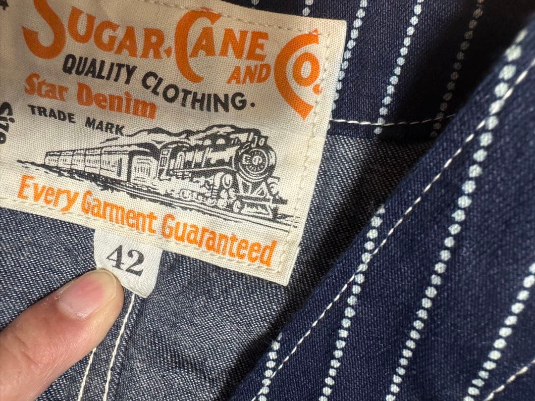 シュガーケーン　ウォバッシュストライプベスト