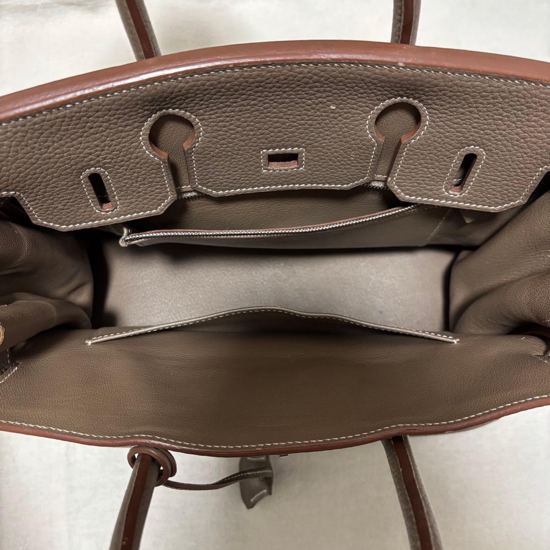 ハンドバック グレージュ エトゥープ 30